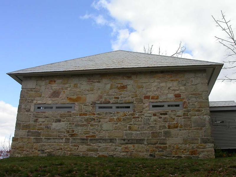 Blockhouse -- side facing down onto upper locks