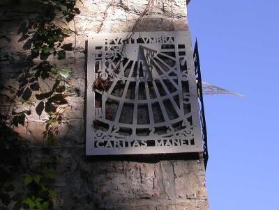 sundial - west side