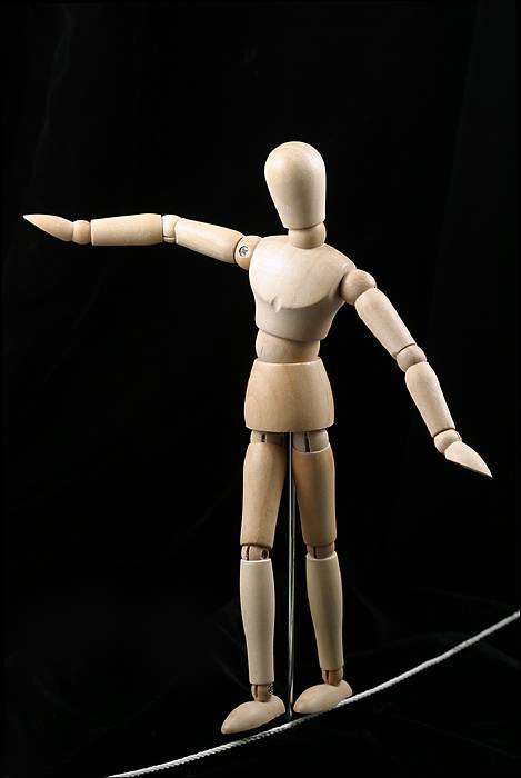 <b>Man On A Tightrope</b>*<br><font size=-1>by Ed Hahn</font>