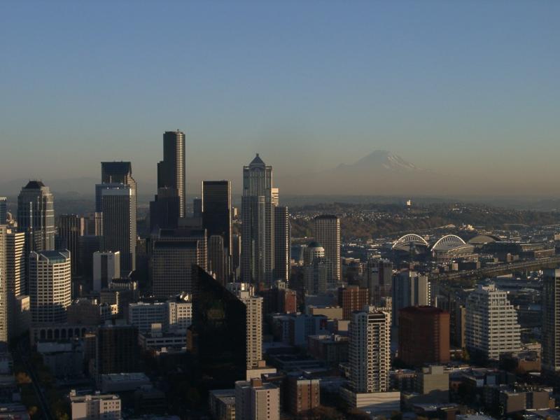Seattle & Mnt. Rainier