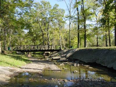 Walking trails in Drakes Creek Park