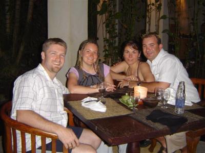 Our last night there.  We had dinner with John and Karen at our favourite restaurant, Kori.