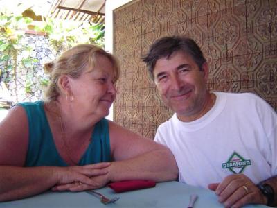 Mum and Dad.  It was a dream to see my family again.  We wish we were there longer.