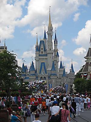 Cinderella's Castle, from Main Street USA