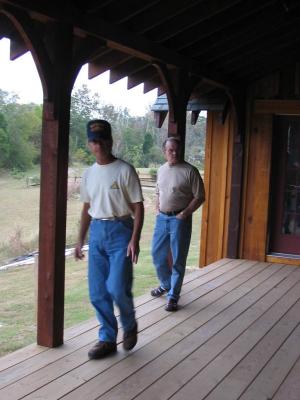 A friend from Alaska was visiting and he hadn't seen the house for quite some time. It had changed!