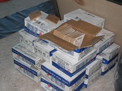 and even MORE tiles. Takes a lot for a shower & tub surround!
