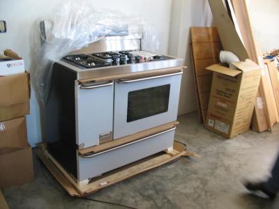 And then there's my stove, Sears again - dual fuel with a little appetizer oven!