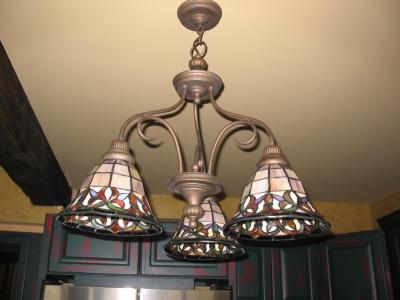We have been waiting to see how the lights look in the kitchen