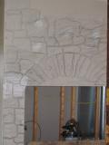 October 12, 2003 - we know the fireplace wont be done when we move in so Gus worked on the prototype!