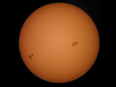 Large Sunspots 25 Oct 2003