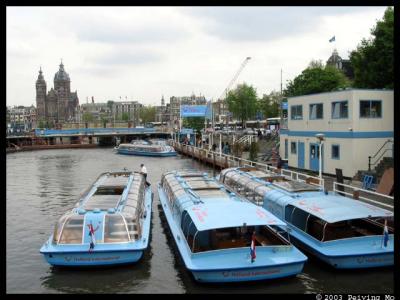 Canal tour boats