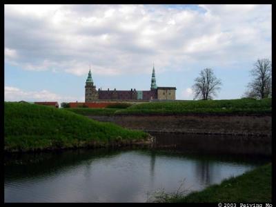 Kronborg Castle in the late afternoon