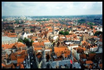 City view from the Belfry tower