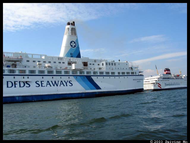 Cruiseline to Swedan departs daily