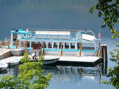 Tour boat at McDonald