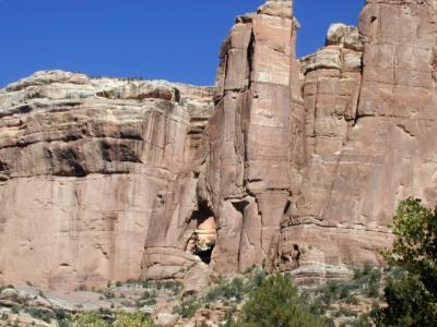 <small>An arch<br>in Arch Canyon</small>