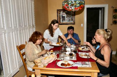 The Beks Fam with Cary.