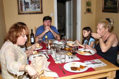 Cuban dinner.