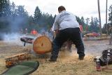 V-6 Powered Saw in Action