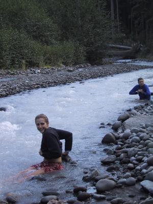 Krissy and Regan love ice water (SJ)