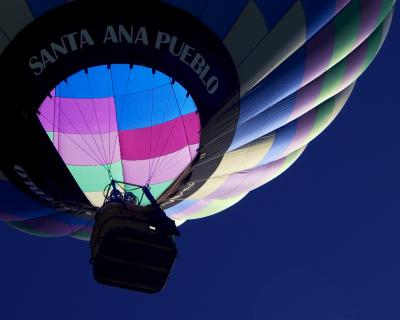 Balloon at dawn