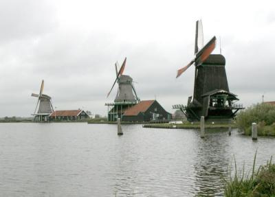 Three windmills