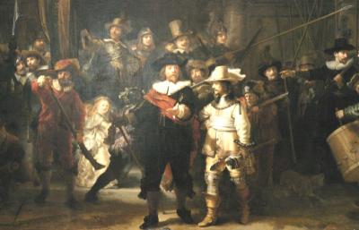 Rembrant's original Nightwatch was cut on 3 sides to fit into the museum.