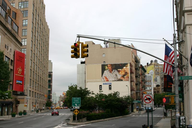 SOHO Broome Street with New Jersey on the Horizon