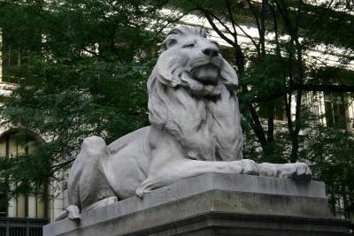 Right Hand Lion on Fifth Avenue
