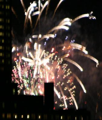 Downtown Manhattan Fireworks