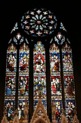 Grace Church - Stained Glass Window Above the Main Altar
