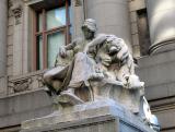 US Customs Court House  Sculpture Detail