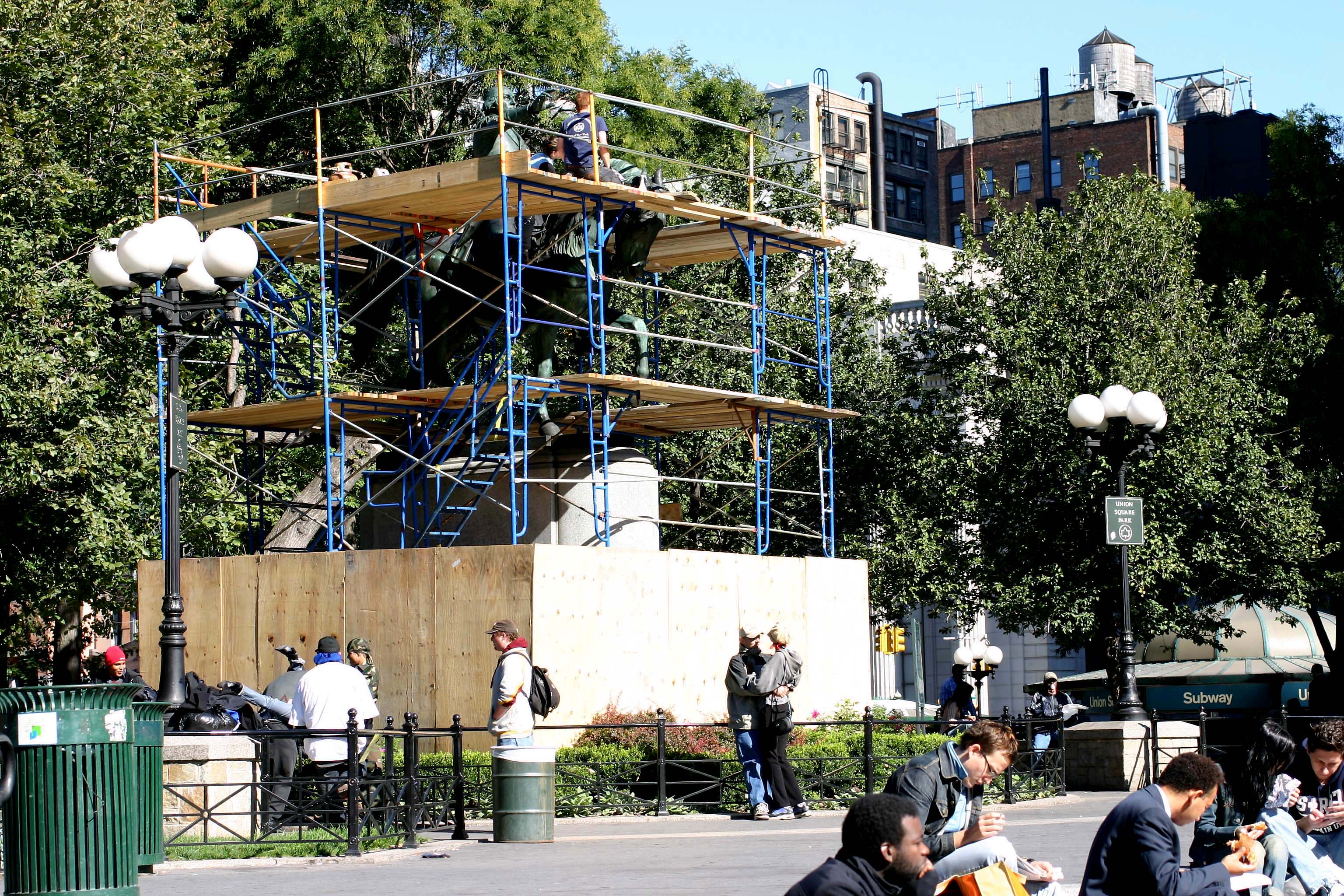 Washington Statue Renovations