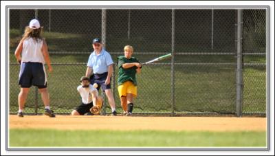 Laurie at bat