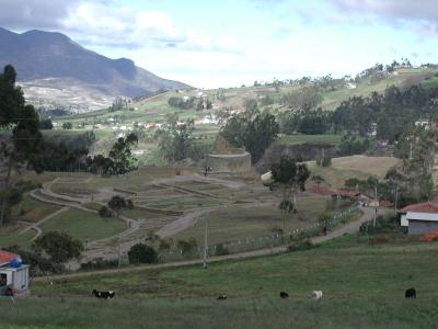 Incapirga Ruine und Umgebung