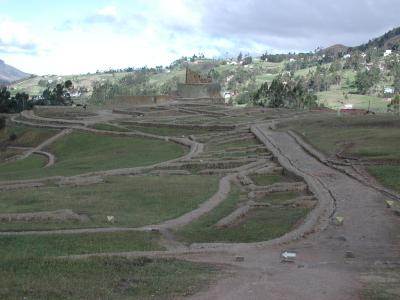 Incapirga Ruine und Umgebung