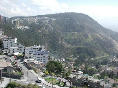 Blick auf Quito