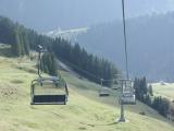 Mit Sesselbahn auf die Damhls-Alpe