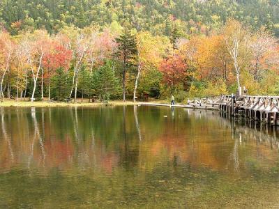 Autumn reflection White Mountains