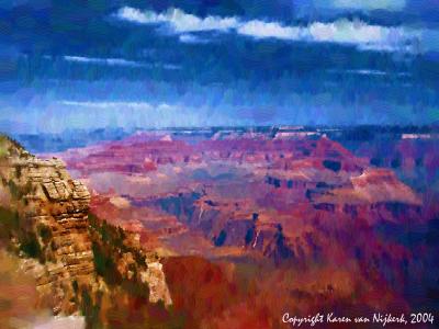 The Colours of the Grand Canyon (oil effect)