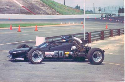 CHARLOTTE MOTOR SPEEDWAY (NOW LOWE'S) GETTING READY TO RUN A SCCA SOLO EVENT IN THE ORIGINAL TRIM