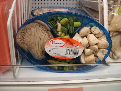 mushrooms and vegetables