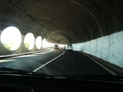tunnel with holes