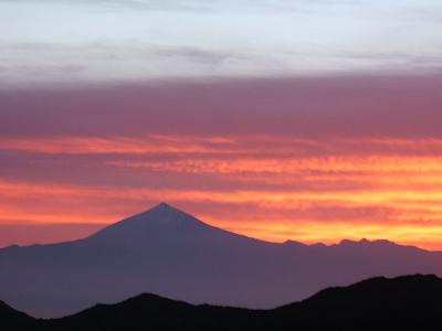 sunrise over Teide