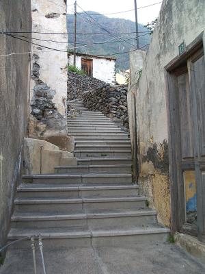 stairs, Ibo Alfaro section of town