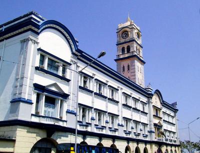Building with clock tower