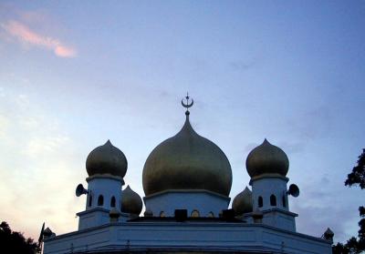 Mosque at dusk