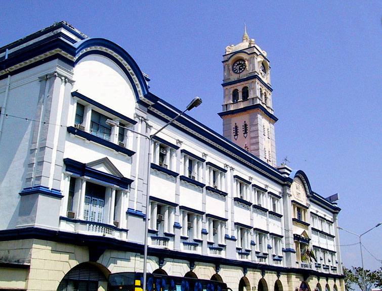 Building with clock tower