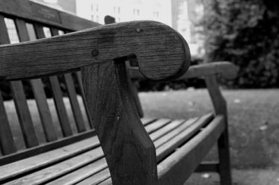 July 14 - park bench