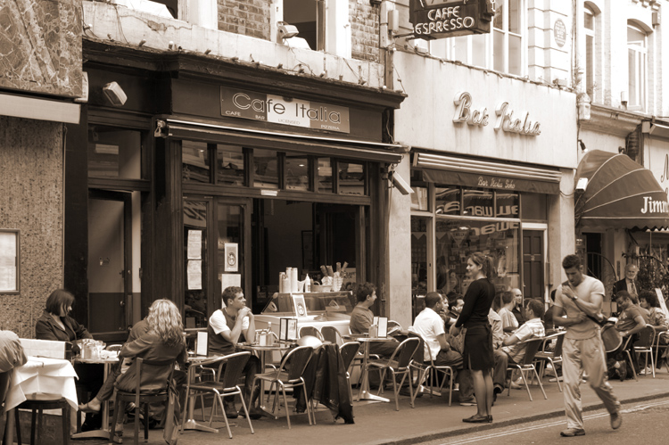 July 13 - Soho coffee shop